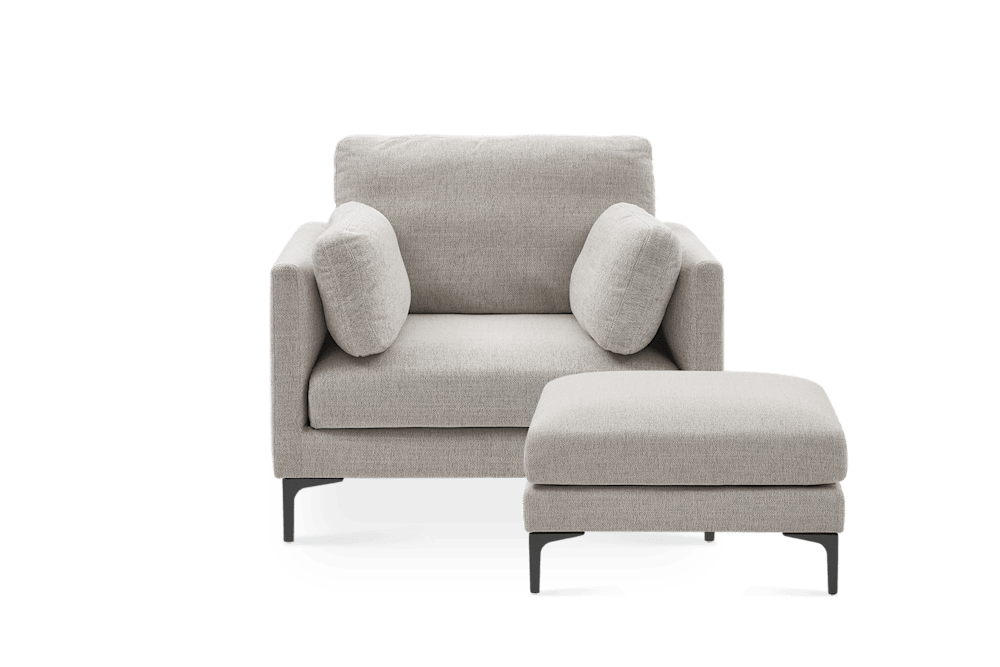 Adams Armchair with Ottoman