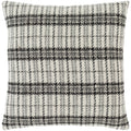 Addis Plaid Woven 20 Inch Poly Or Feather Down Filled Pillow