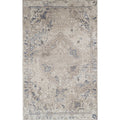 Addison Wellington Antique Medallion Beige Brown Area Rug 53 X 77