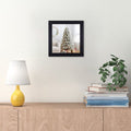 Adeco Decorative Black Wood 1.25 Inch Wide Wall Hanging 10 X 10 Inch Photo Frame