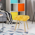 Adeco Knit Lines Ottoman Stool Seat For Living Room Chairs Modern.