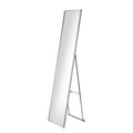 Adesso Alice Satin Steel Floor Mirror