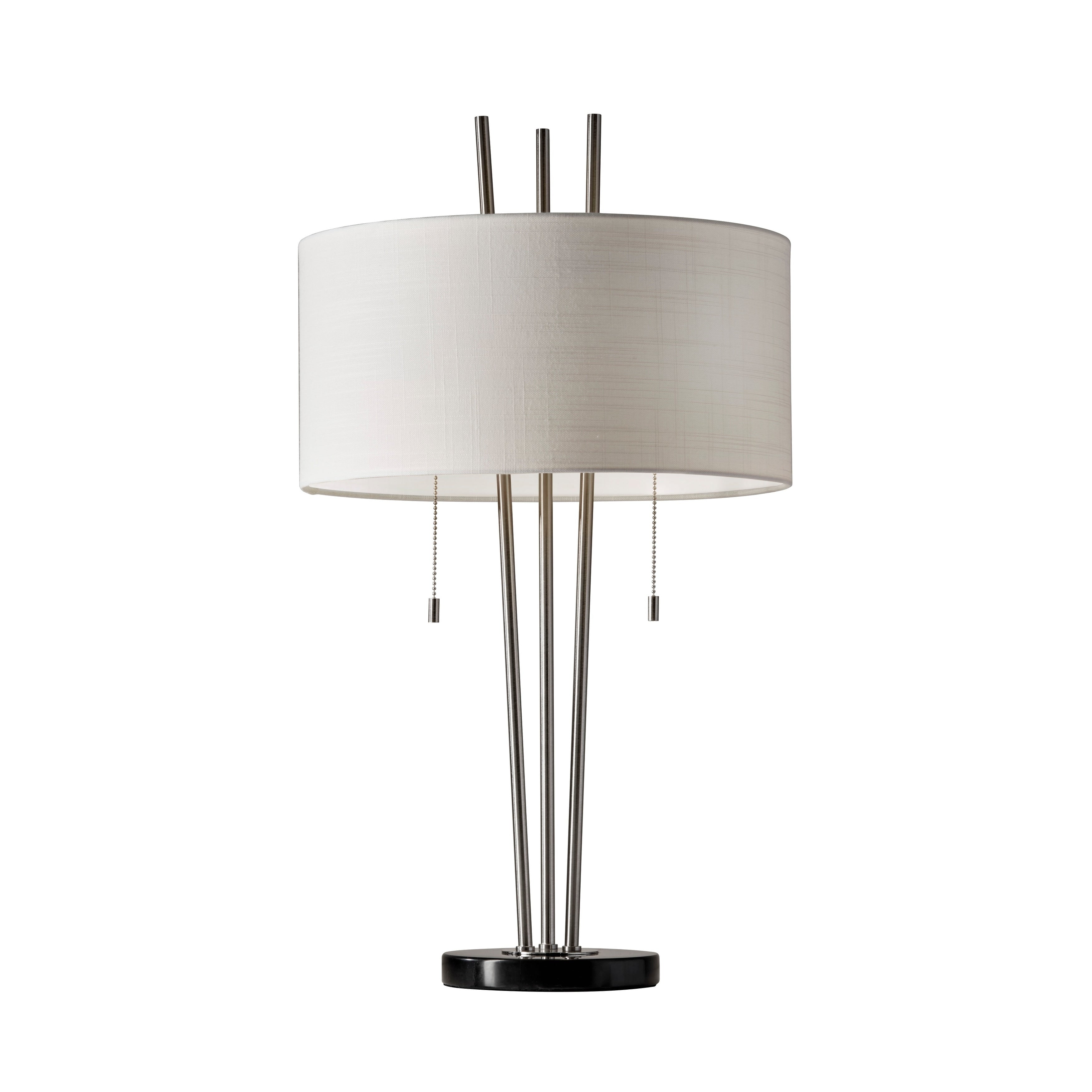 Adesso Anderson Table Lamp Brushed Steel