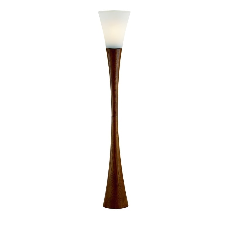 Adesso Espresso Walnut Floor Lamp