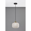Adesso Hazel Antique Brass Pendant Lamp