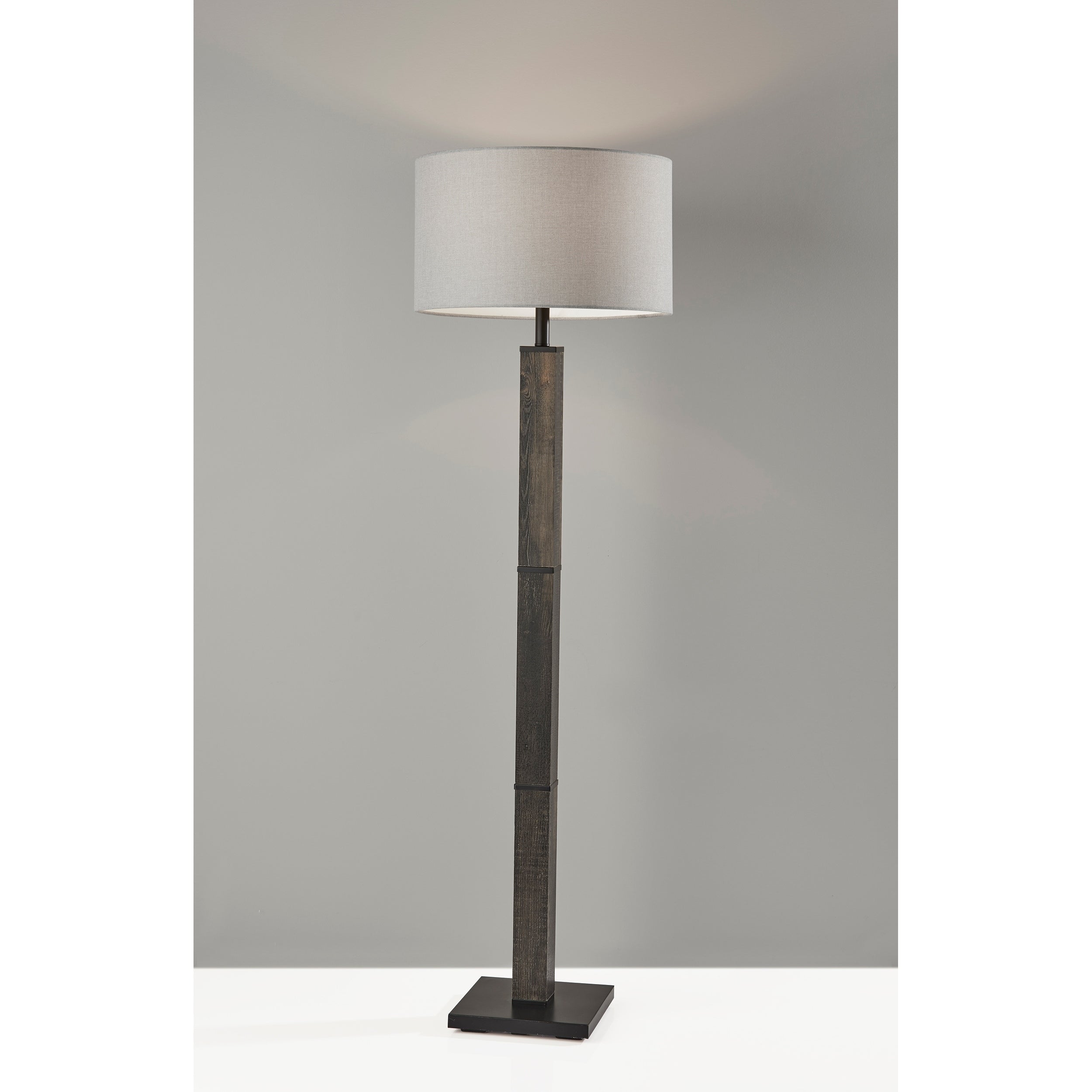 Adesso Walnut Or Black Kona Kona Floor Lamp
