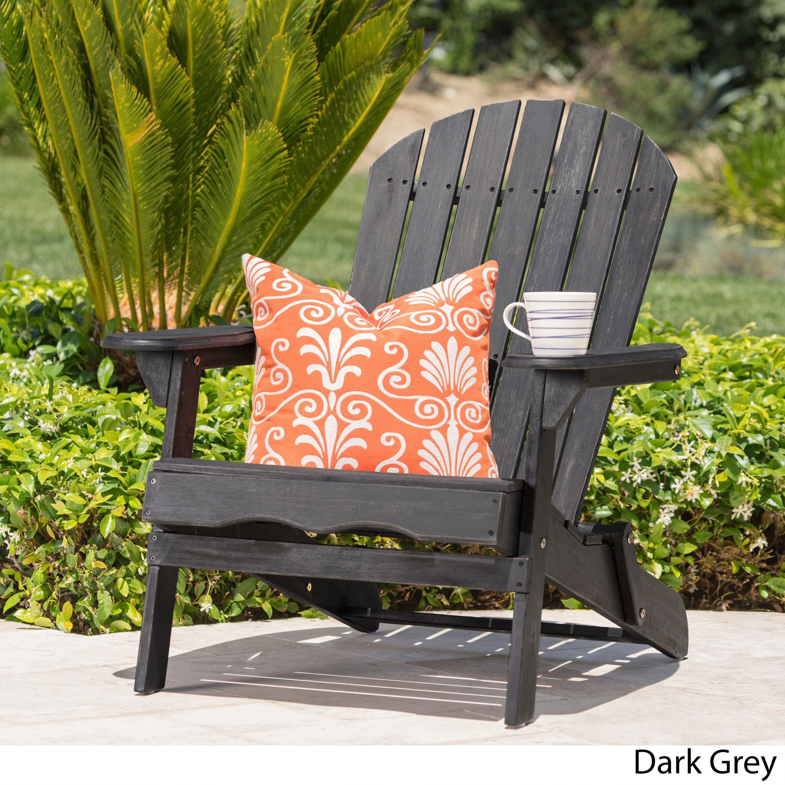 Adirondack Chair Folding Patio Seating With Slatted Backrest Leisure Chair Reading Chair Leisure Chair