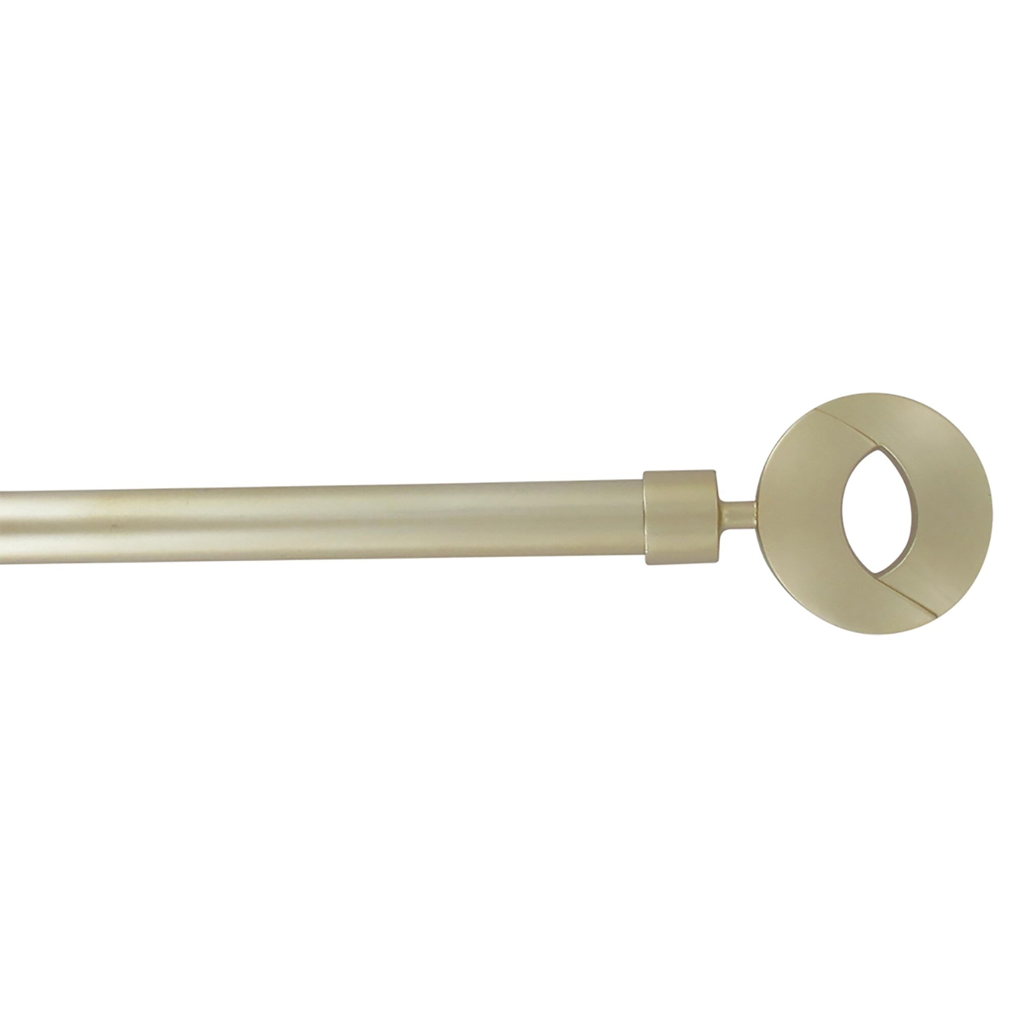 Extendable Curtain Rod Set 50 To 82 L Diam 0.75 New Look Finial