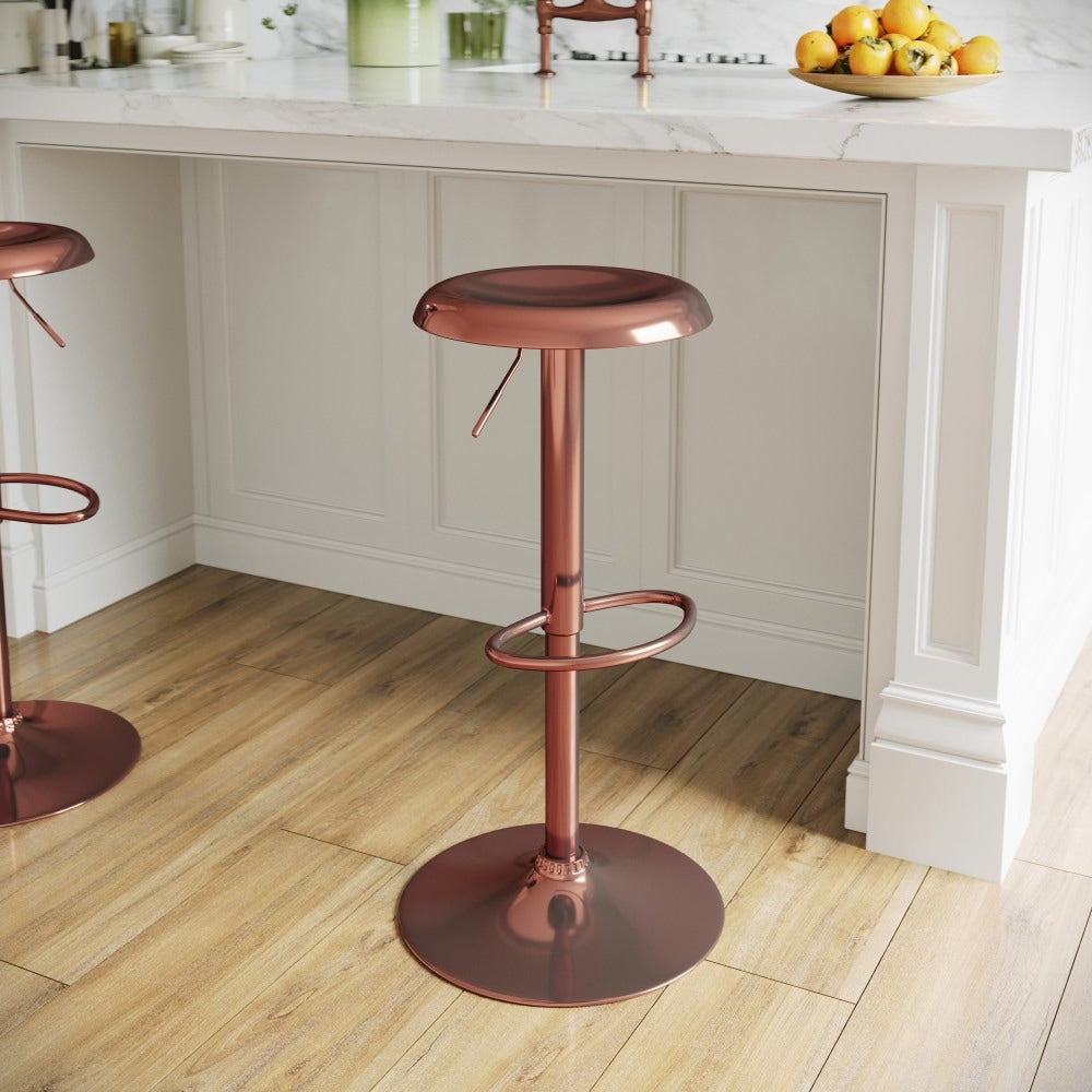 Lancaster Home Retro Backless Pedestal Bar Stool