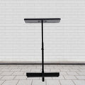 Adjustable Height Metal Lectern