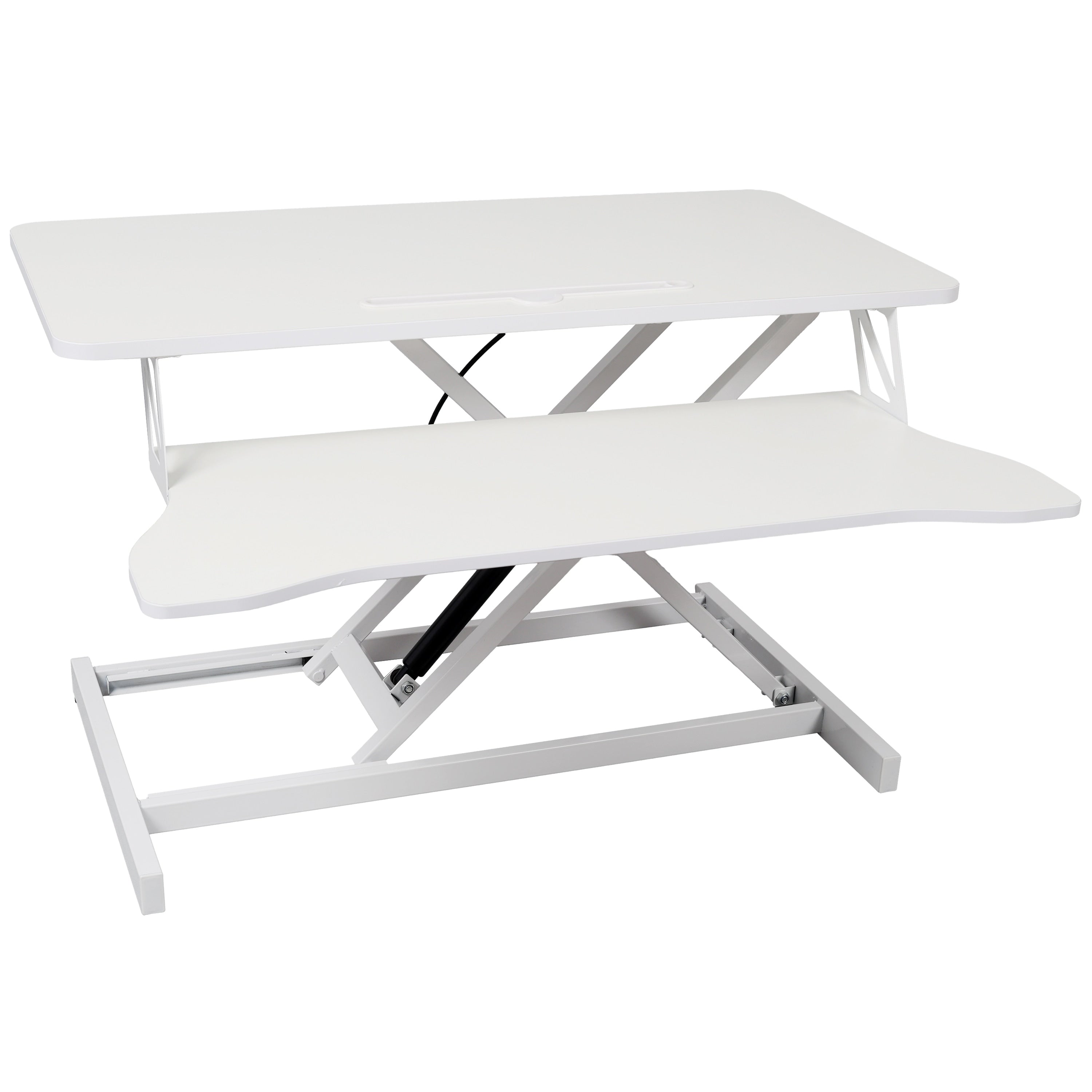 Adjustable Height Standing Laptop Desk With Keyboard Tray