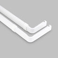 Instyledesign Adjustable Lockseam Double Curtain Rod