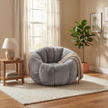 Adult Bean Bag Chair Floral Shaped Bean Bag Sofa Ultra Soft Faux Fur Sofa Large Reading Chair