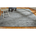 Aero Blue Jeans Handmade Area Rug 96 X 13