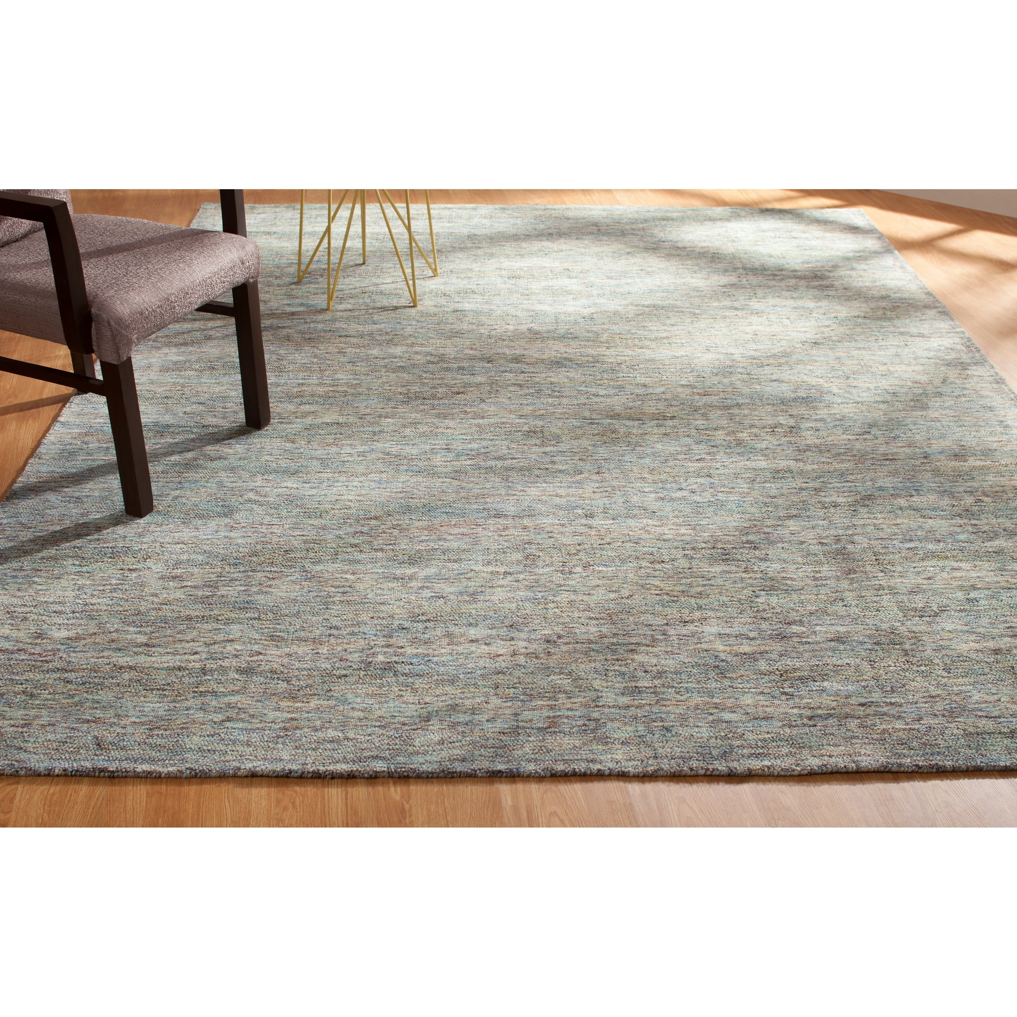 Aero Mist Marl Grey Handmade Area Rug 96 X 13 96 X 13