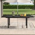 Aeroflex Aluminum Outdoor Dining Table With Extension