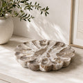 Aether Beige Marble Decorative Tray Catchall Organizer
