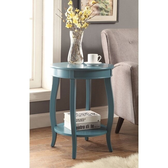 Affiable Side Table Teal Blue