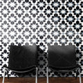 Affos In Black And Grey Handmade 8X8 Inch Moroccan Tile Pack Of 12