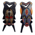African Masks Gods Gift Of Twins Pair Ghana