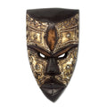 African Wood Mask Mbara Hunter Ghana