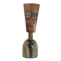 African Wood Sculpture Fortune Mask Ghana