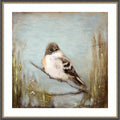 Afternoon At The Pond By Claire Lerner Wood Framed Wall Art Print