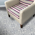 Agadir In White And Grey Handmade 8X8 In Moroccan Tile Pack Of 12