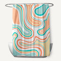 Agate Geometric Print Shower Curtain
