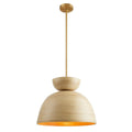 Agave 1 Light Pendant In Natural Bamboo