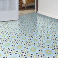 Agdal In Blue Yellow Black Handmade 8X8 In Moroccan Tile Pack Of 12