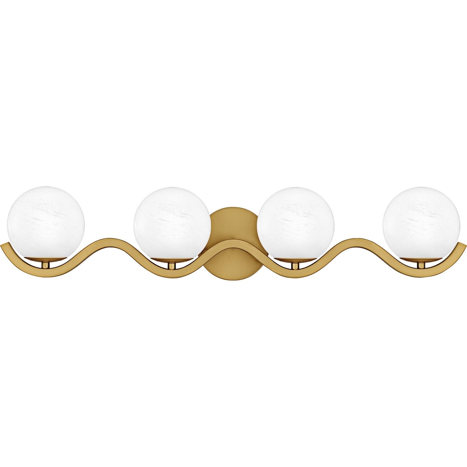 Aged Brass Bathroom Vanity Light From The Spherical Collection