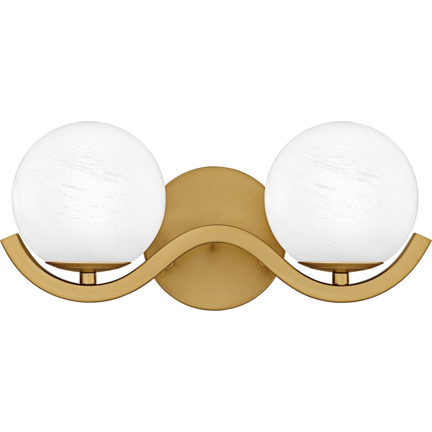 Aged Brass Bathroom Vanity Light From The Spherical Collection