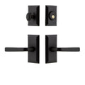 Ageless Iron Vallan_Sp_Eset_234_Lh Vale Left Handed Single Cylinder Keyed Entry Deadbolt And Leverset Combo Pack With Lance