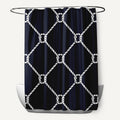 Ahoy Geometric Print 71X74 Inch Shower Curtain