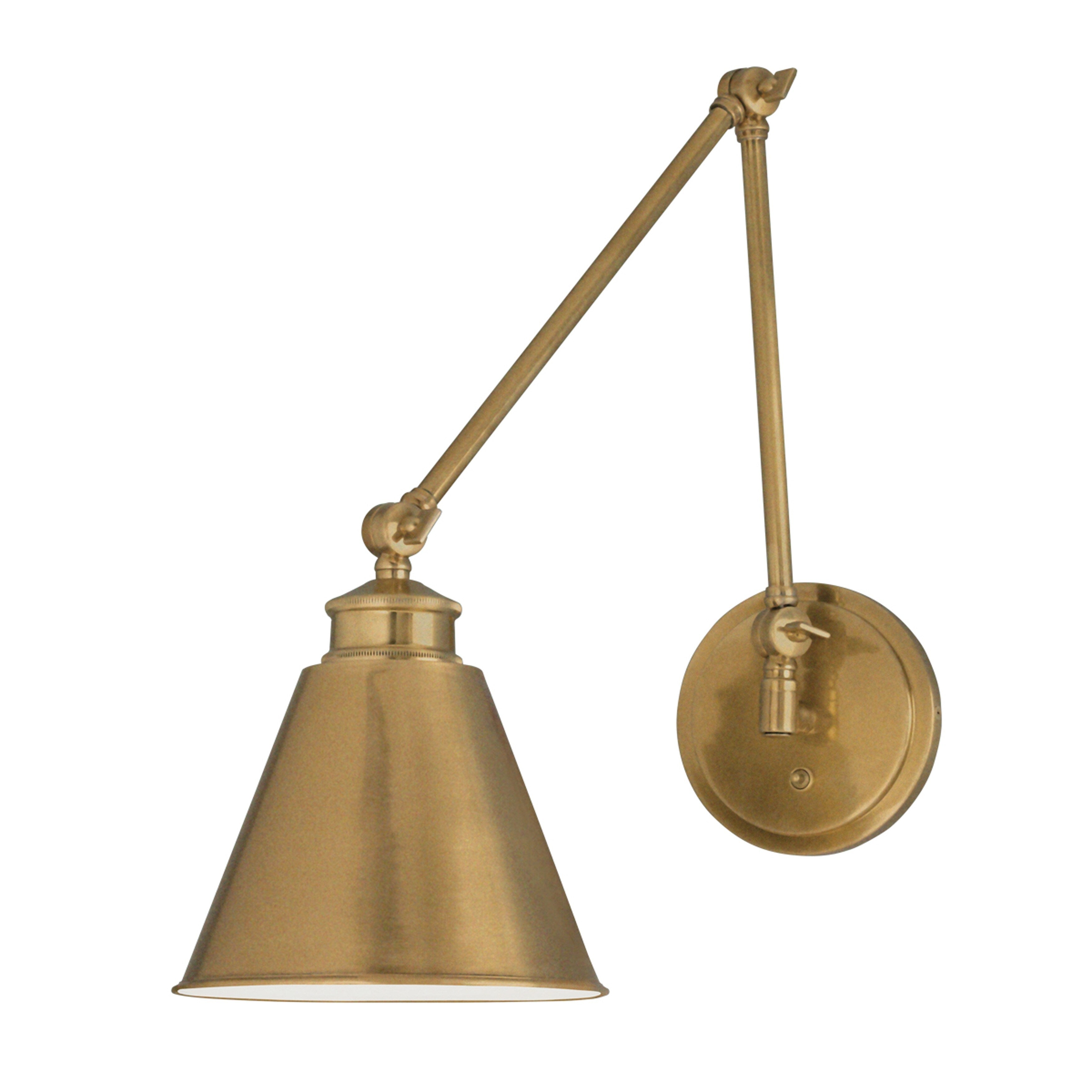 Aidan 18.5 High 1 Light Swingarm Sconce 18.5 Inch Tall
