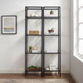 Aimee 2Pc Narrow Etagere Set Oil Rubbed Bronze
