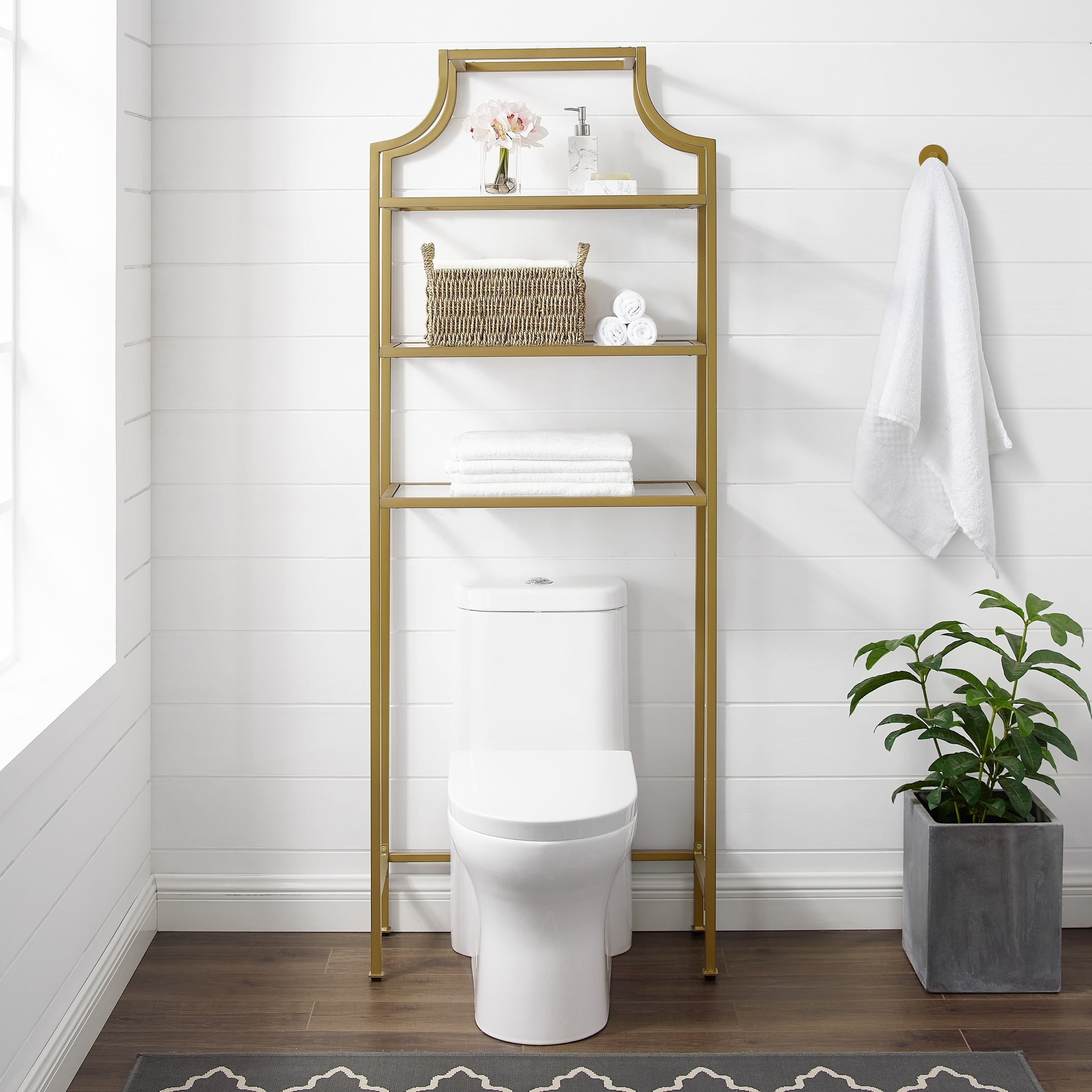 Copper Grove Vertou Goldtone Space Saver
