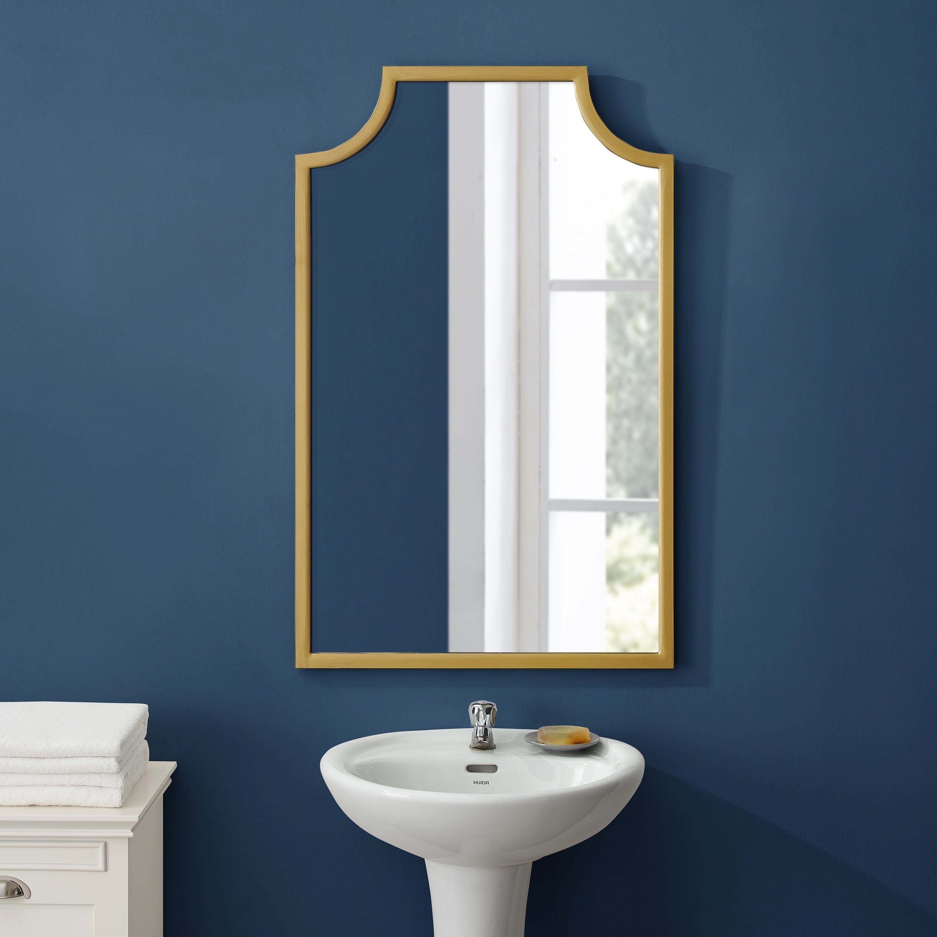 Copper Grove Vertou Goldtone Wall Mirror