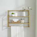 Copper Grove Vertou Goldtone Wall Shelf