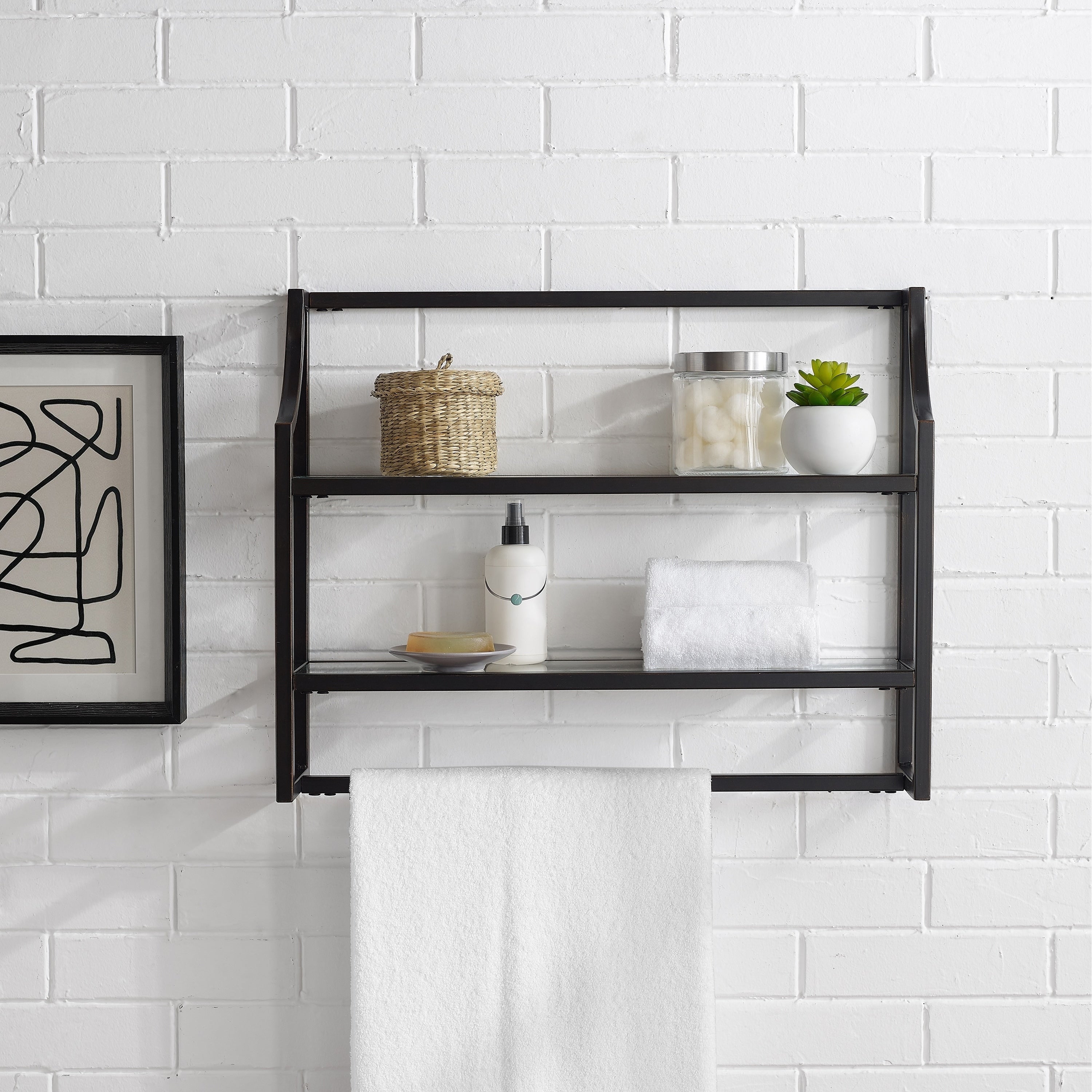 Copper Grove Vertou Oil Rubbed Bronze Wall Shelf