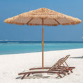 Ainfox 10Ft Outdoor Patio Solar Powered Umbrella