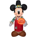Airblown Mickey Holding Pumpkin Sm Disney