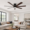 60 In Low Profile Ceiling Fan With Light 7 Plywood Blades