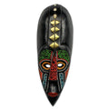 Akan Authority African Beaded Wood Mask