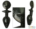 Akan Together Wood Mask Ghana