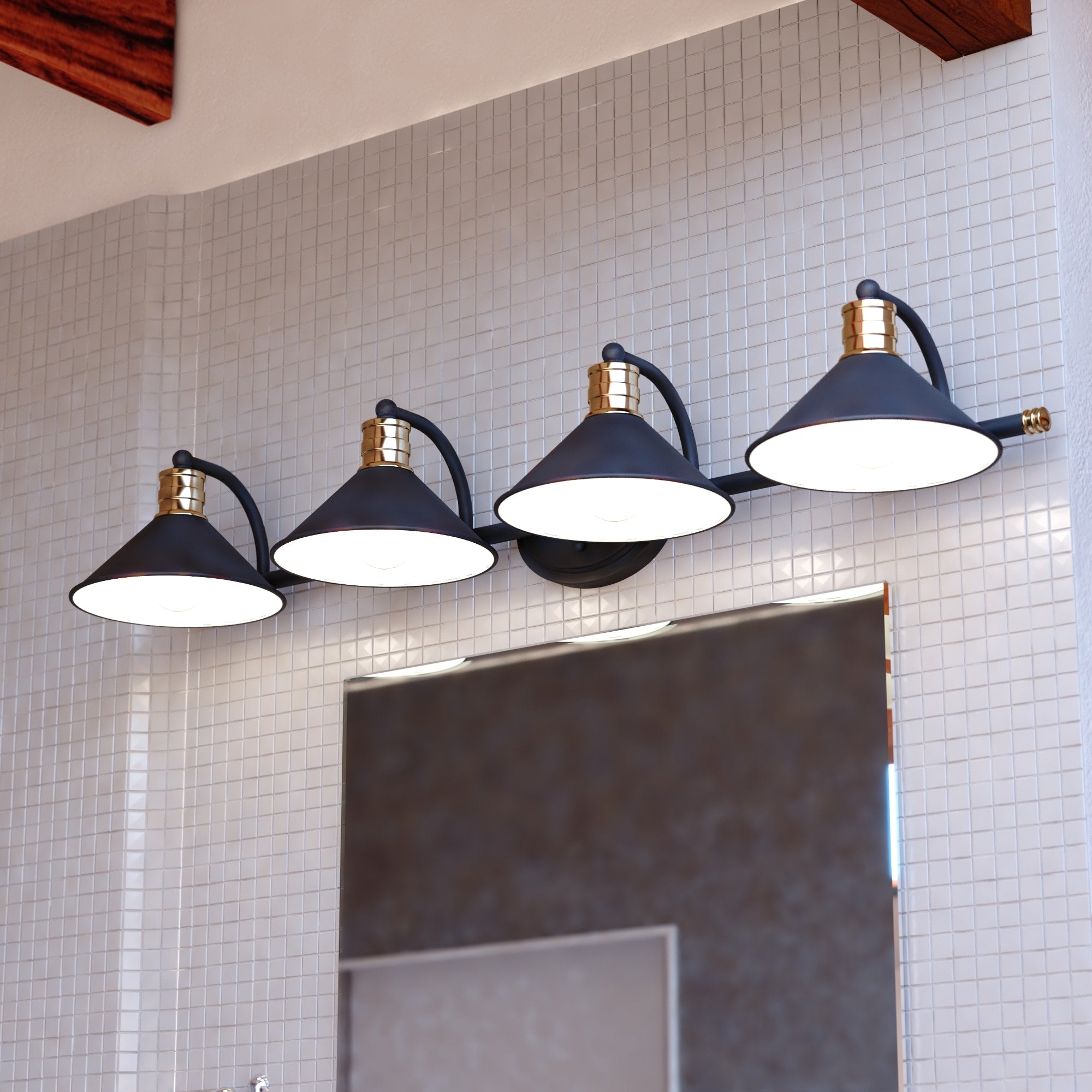 Vaxcel Akron 4L Vanity Oil Rubbed Bronze