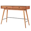 Aksel Brown Wood 2 Drawer Sofa Table Tv Stand Inspire Q Modern
