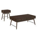 Aksel Brown Wood Accent Tables Inspire Q Modern