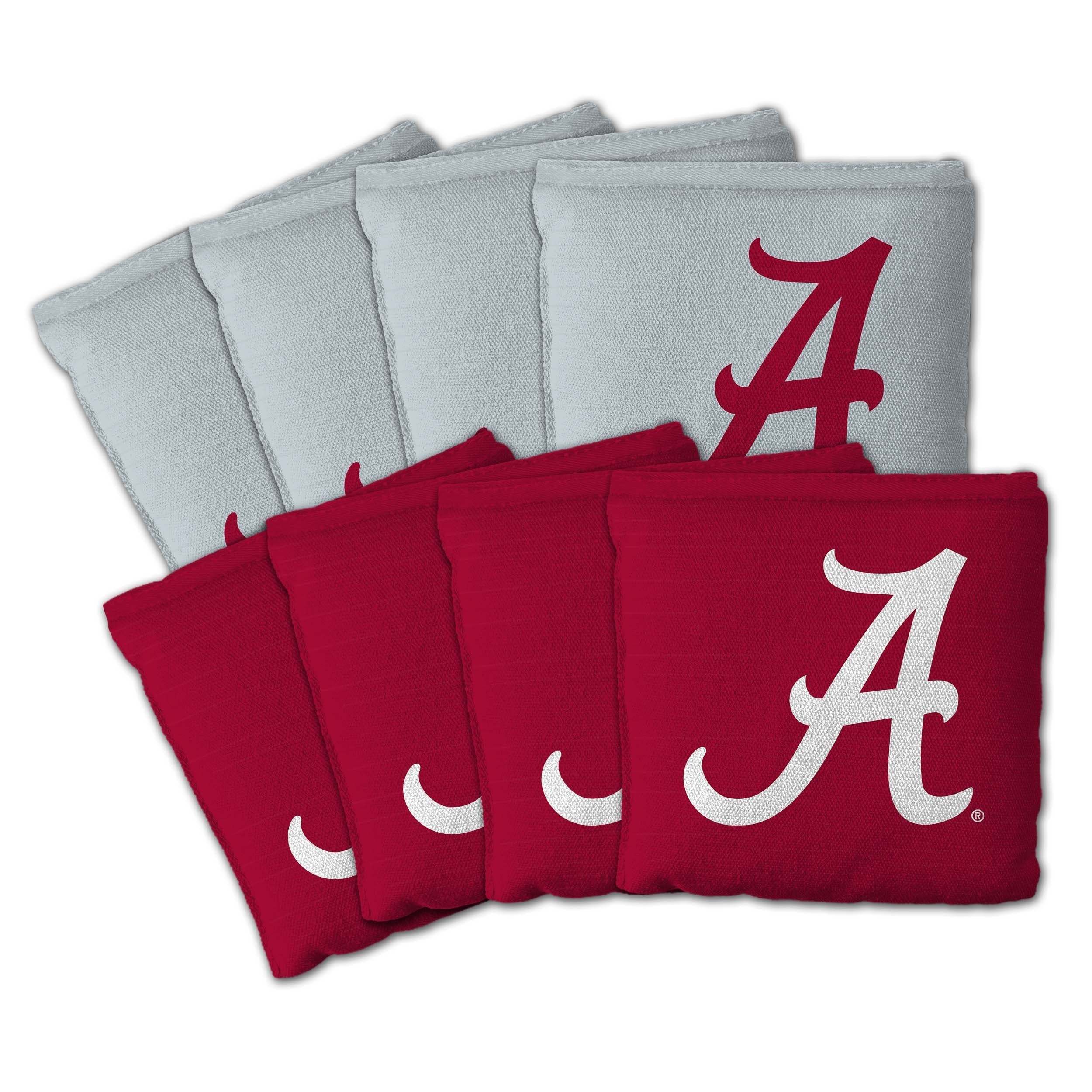 Alabama Crimson Tide Ncaa Dual Sided Pro Stop Slide Cornhole Bags